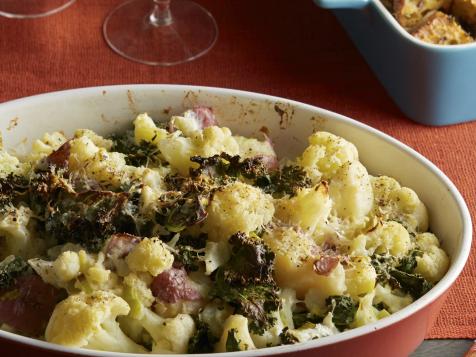 Kale and Cauliflower Casserole