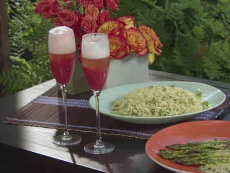 Strawberry Champagne Bellini
