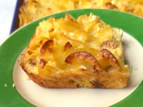 Crispy Sheet Pan Noodle Kugel
