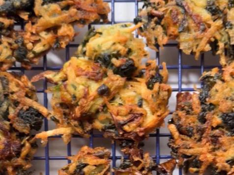 Spinach Artichoke Dip Latkes