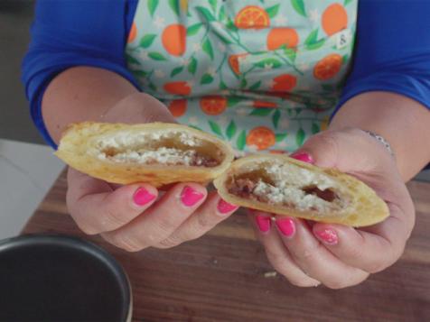 Goat Cheese Borekas with Date Jam
