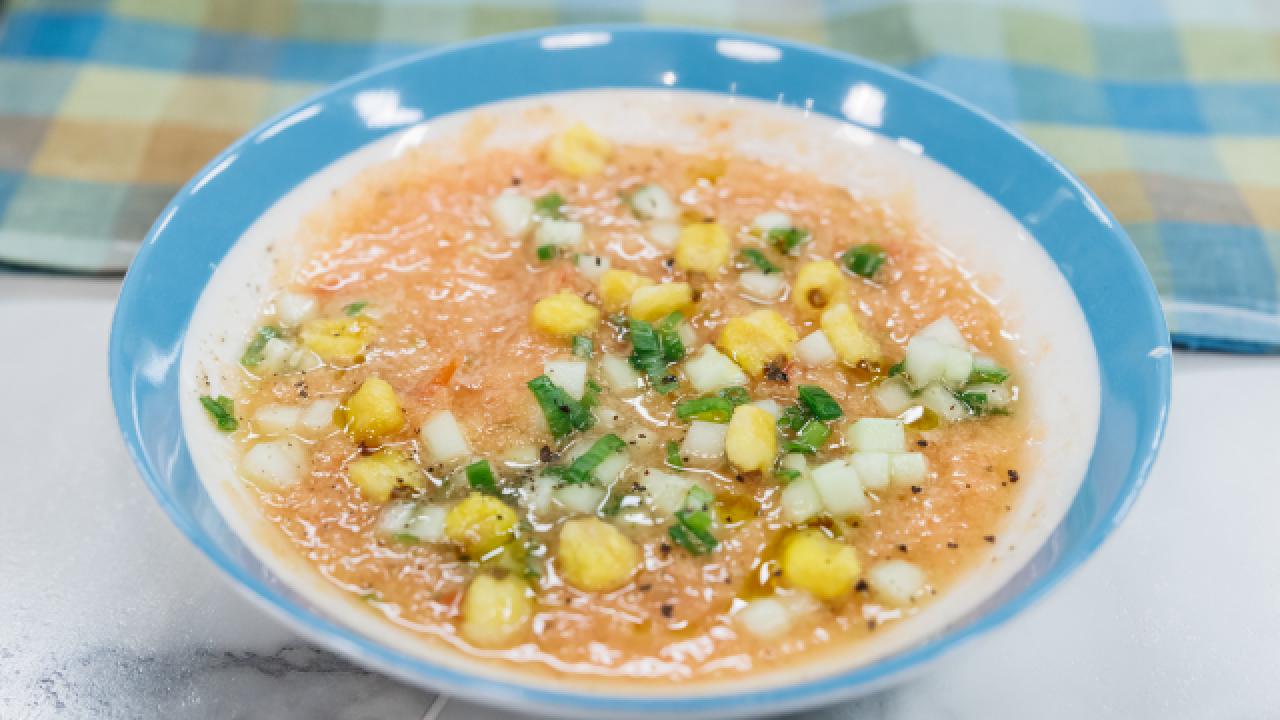 Cantaloupe Gazpacho