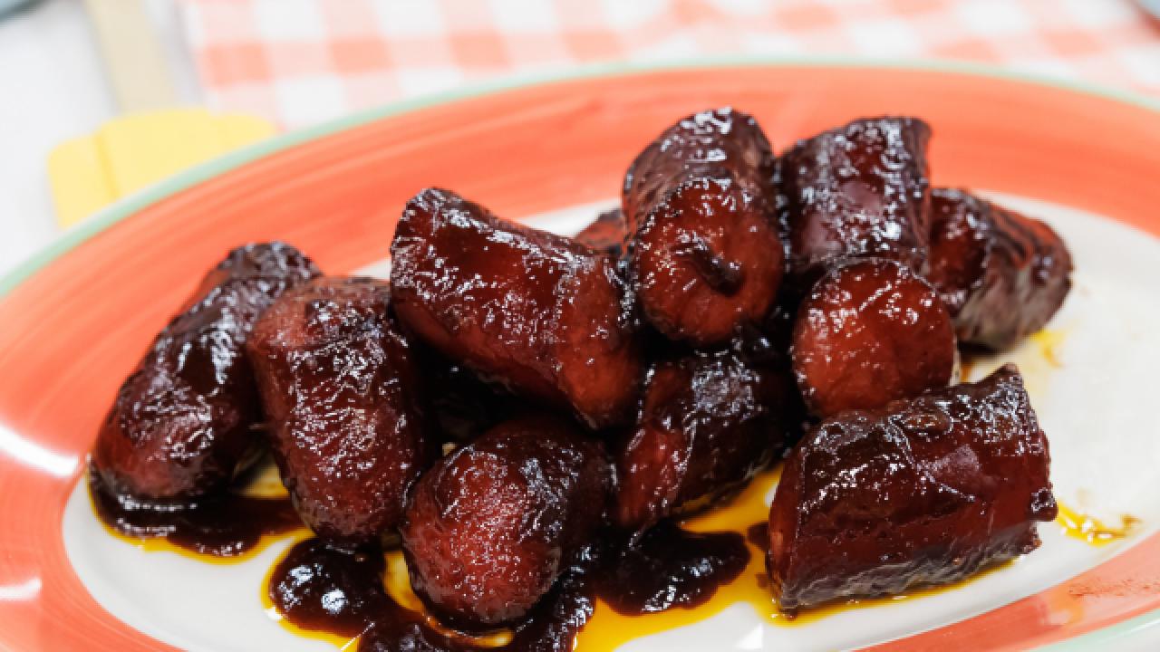 Smoked Kielbasa Burnt Ends