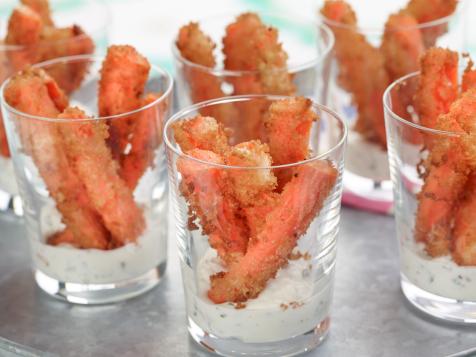 Carrot Fries With Lemon Dip