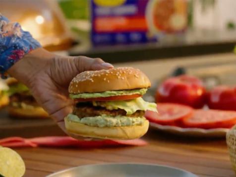 Agave Lime-Glazed Turkey Burgers with Cheesy Corn