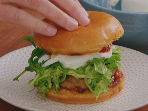 Caprese Turkey Burgers with Tomato Jam