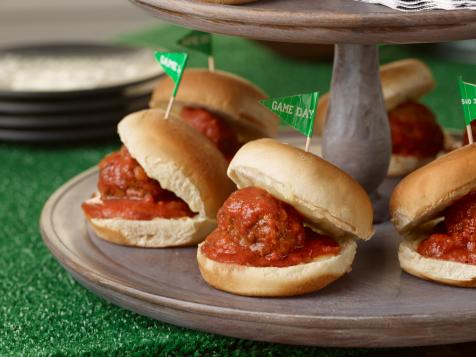 Ree's Mini Meatball Sandwiches