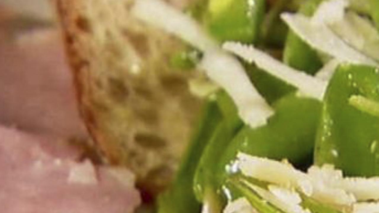 Peas, Parmesan and Prosciutto