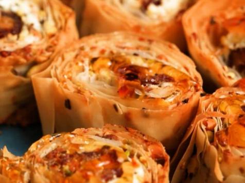 Date and Goat Cheese Phyllo Bites