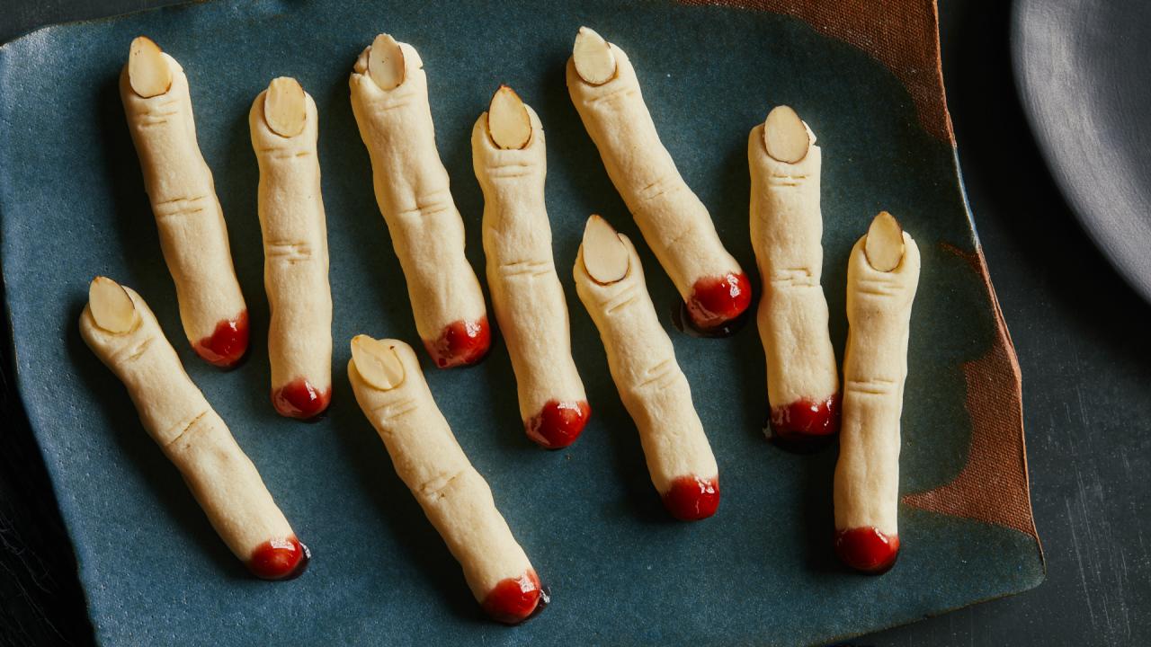 Witch Finger Party Cookies