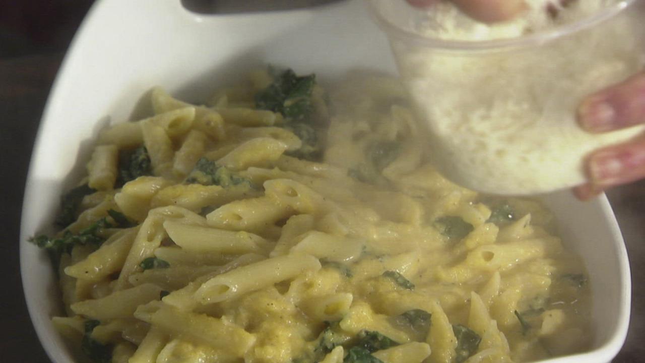 Baked Pumpkin and Cream Pasta