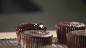 Ganache-Dipped Cupcakes