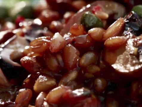 Wild Mushroom and Sun-Dried Tomato Farrotto (Farro Risotto)