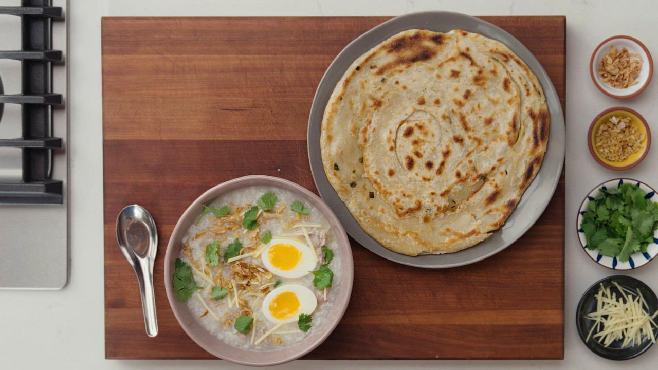 Thai Congee with Pancakes