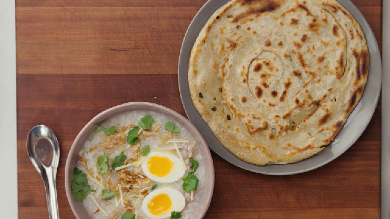 Thai Congee with Pancakes