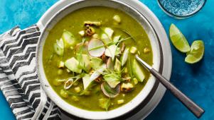 Flavorful Poblano Posole Stew