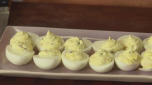 Ritzy Truffled Deviled Eggs