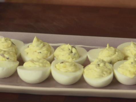 Ritzy Truffled Deviled Eggs