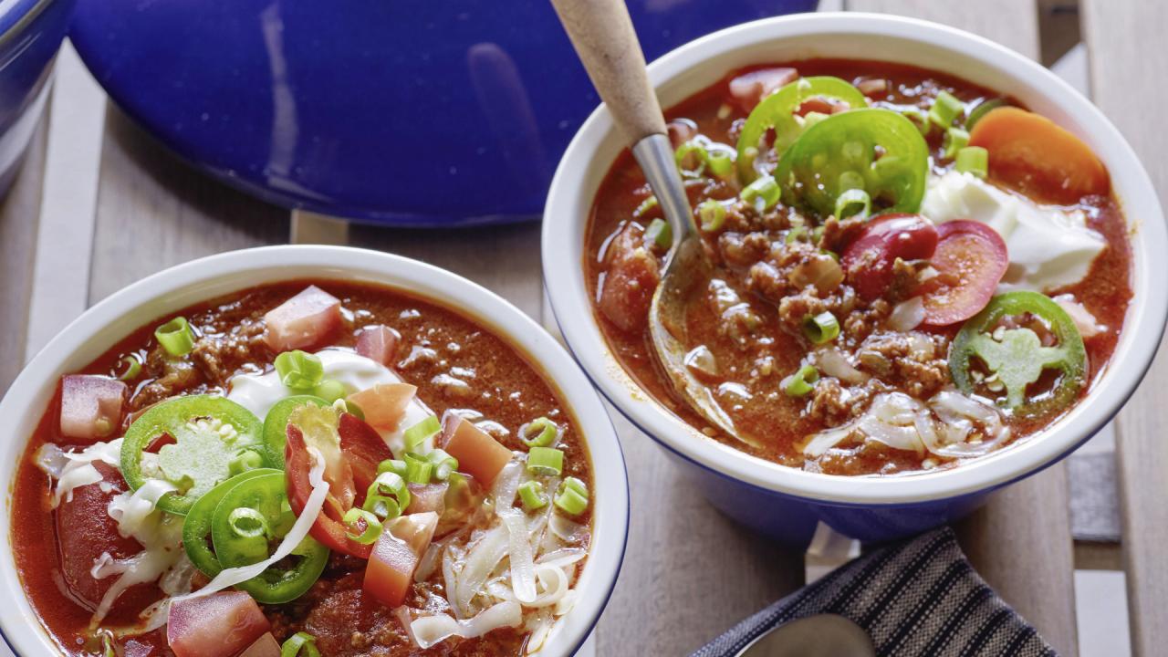 'Loaded' Game Day Chili