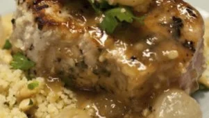 Pineapple Gravy and Pork Chops