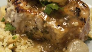 Pineapple Gravy and Pork Chops