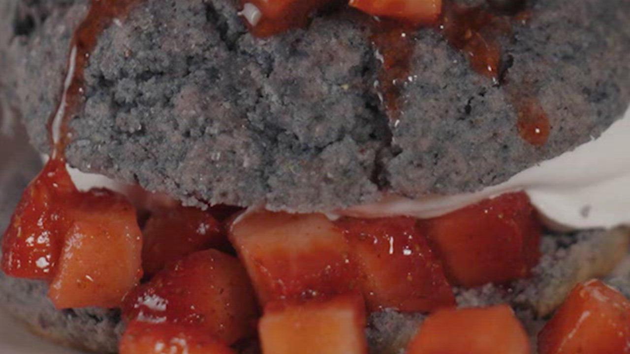 Alana Yazzie: Blue Corn Strawberry Shortcakes