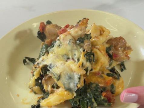 Squash and Chicken Pasta Bake