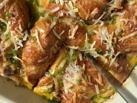 Croissant Breakfast Casserole