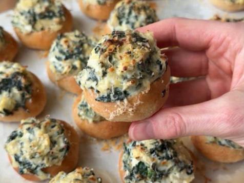 Mini Spinach Artichoke Bread Bowls