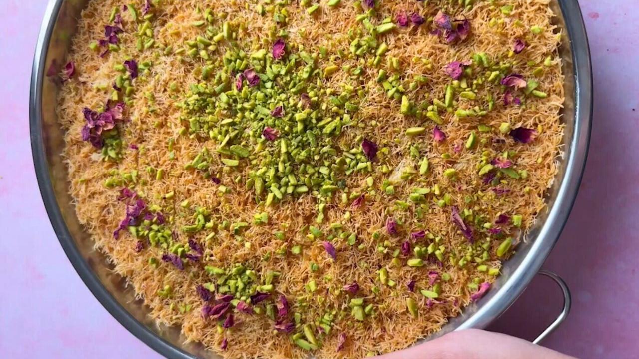 Kunafa with Cream