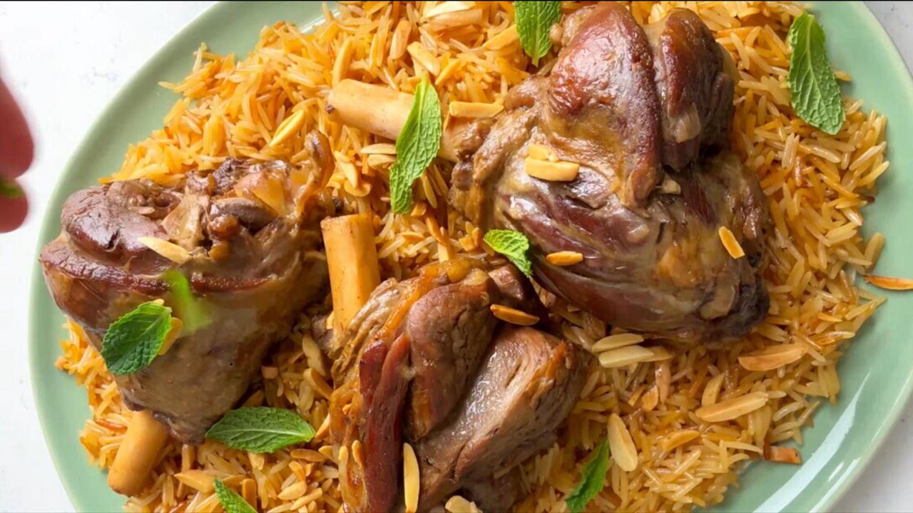 Lamb Shank with Mint Chermoula