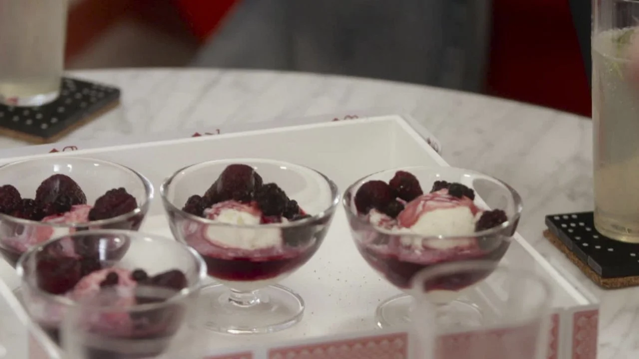 Giada's Drunken Berries