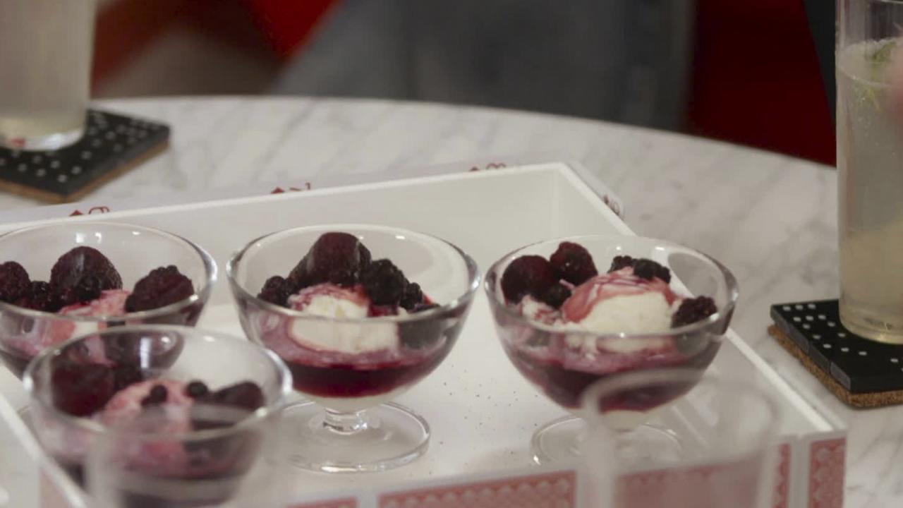 Giada's Drunken Berries