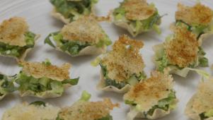 Caesar Salad Taco Bites