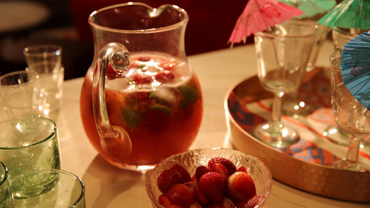 Strawberry Basil Agua Fresca