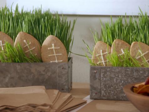 Walnut Football Cookies