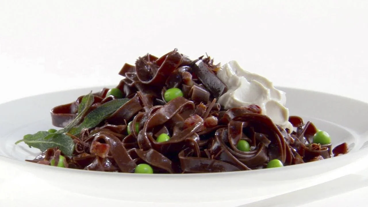 Savory Chocolate Fettuccine