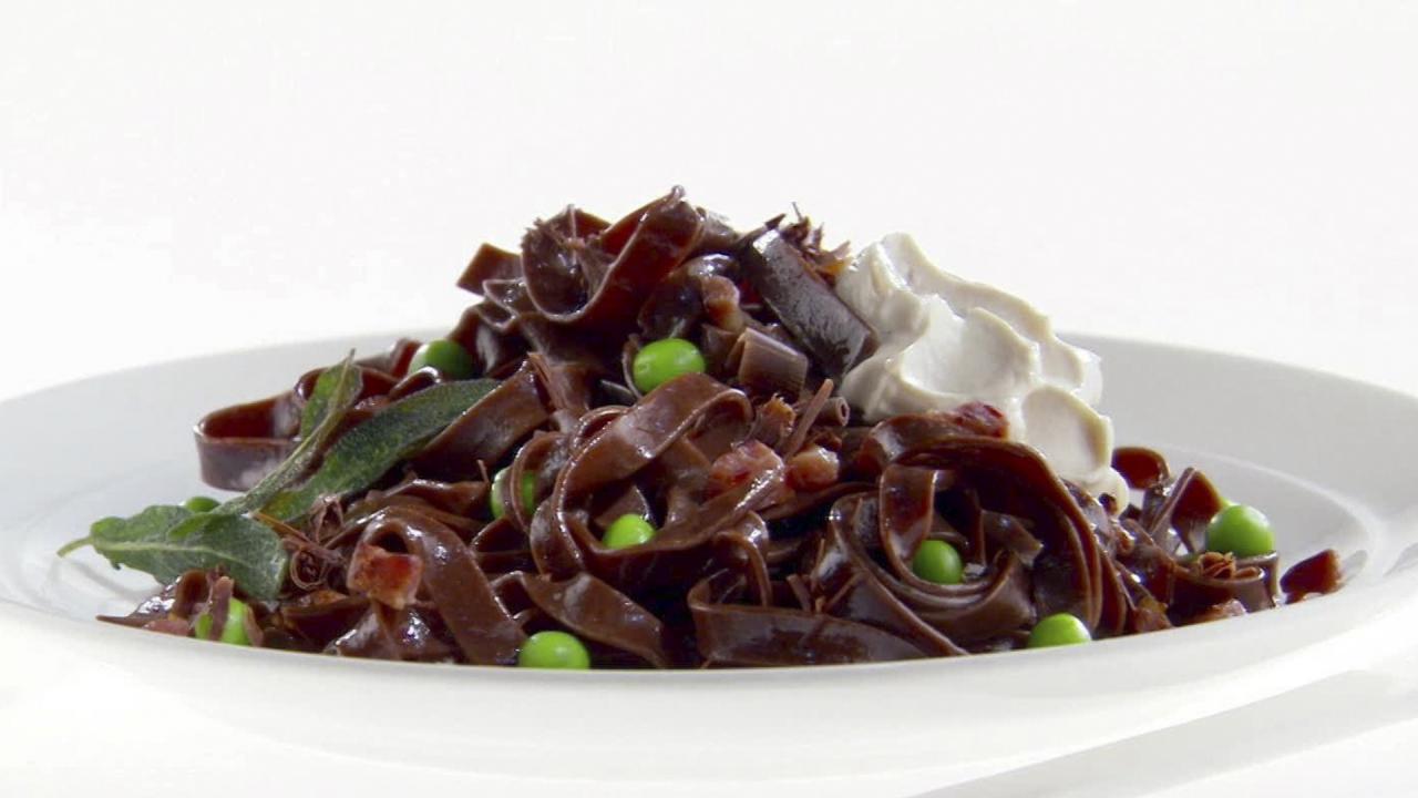 Savory Chocolate Fettuccine