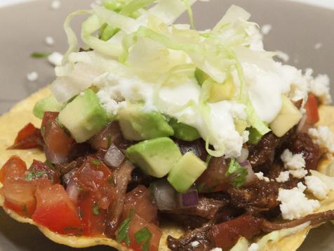 Machaca Brisket Tostadas