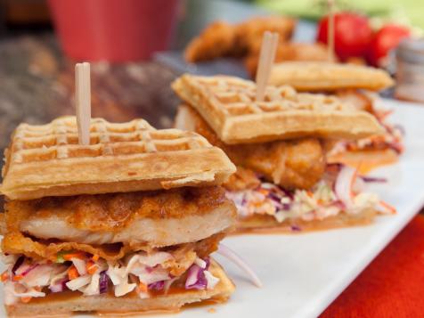 Guy's Chicken-Waffle Sliders