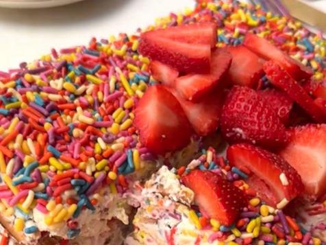 Strawberry Cheesecake Matzah Ice Box Cake