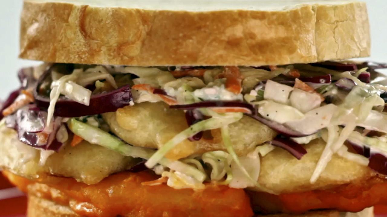 Sky-High Buffalo Chicken Stack