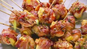 Ree's Shrimp-Pineapple Skewers