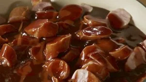 Sausages in Barbecue Sauce