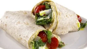 Egg and Kale Breakfast Wrap