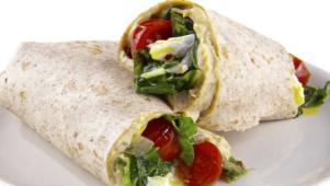 Egg and Kale Breakfast Wrap