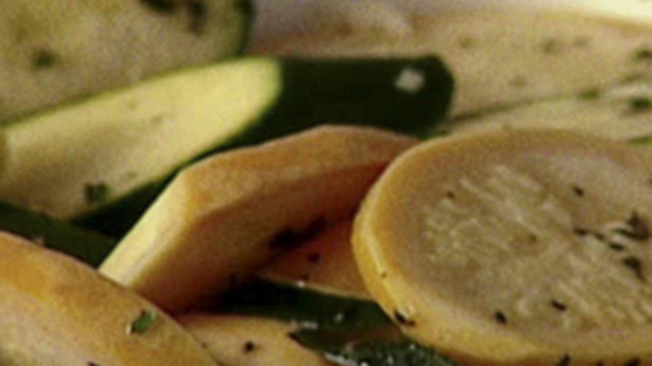 Grilled Marinated Squash