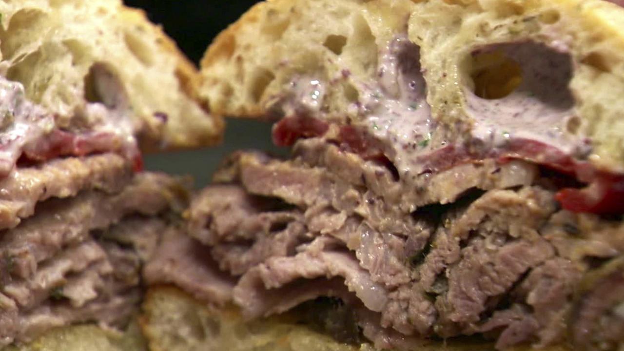 Roasted Porketta on Ciabatta