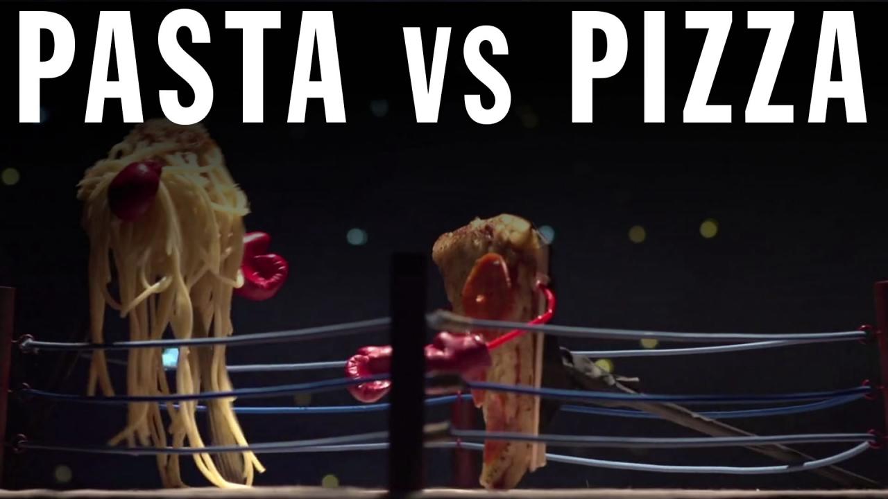 Food Fight: Pizza vs. Pasta
