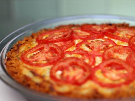 Tomato Pie With Cheddar Crust